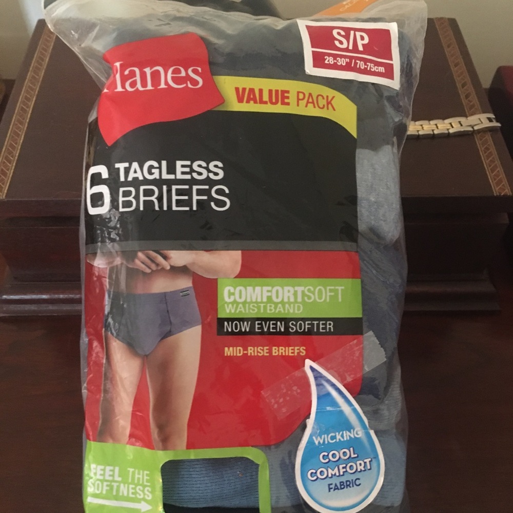 “Hanes”Men’s Tagless Briefs